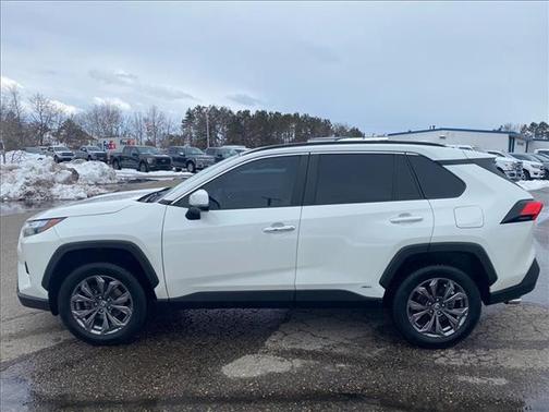 Blizzard Pearl 2022 Toyota RAV4 Hybrid Limited