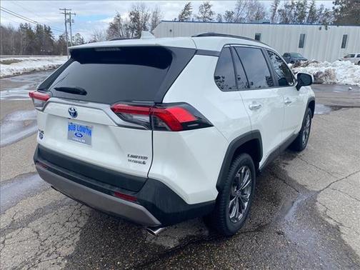 Blizzard Pearl 2022 Toyota RAV4 Hybrid Limited