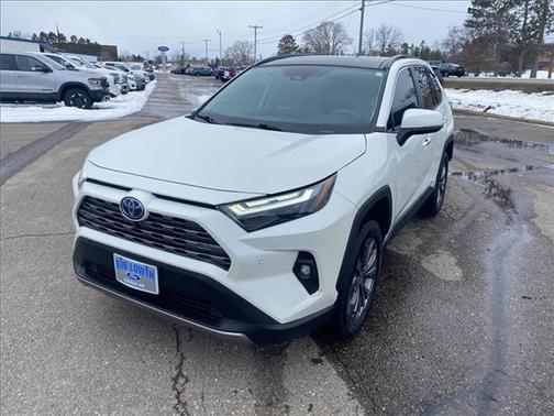 Blizzard Pearl 2022 Toyota RAV4 Hybrid Limited
