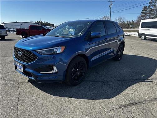 Atlas Blue Metall 2023 Ford Edge ST Line