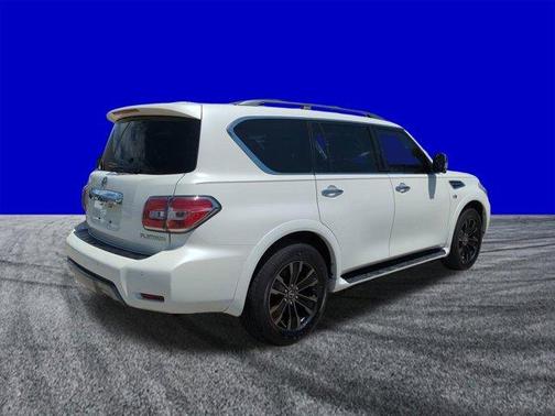 White 2019 Nissan Armada Platinum
