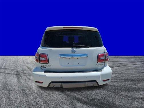White 2019 Nissan Armada Platinum