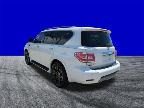 White 2019 Nissan Armada Platinum