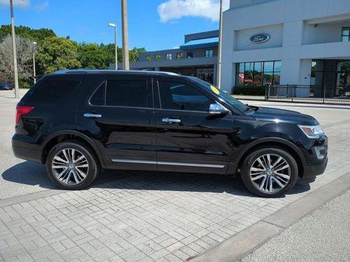 Shadow Black 2017 Ford Explorer Platinum