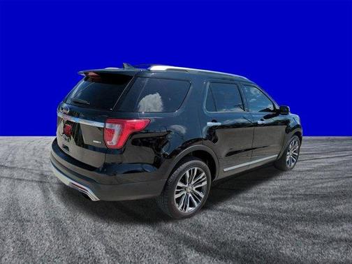 Shadow Black 2017 Ford Explorer Platinum