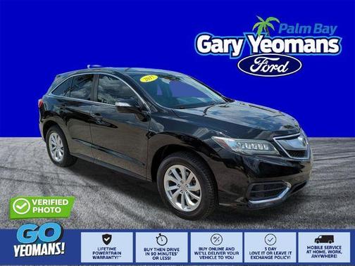 Crystal Black Pearl 2017 Acura RDX Technology Package