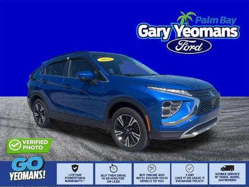Lightning Blue Metallic 2024 Mitsubishi Eclipse Cross SE