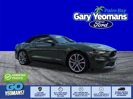 Green Metallic 2022 Ford Mustang EcoBoost Premium