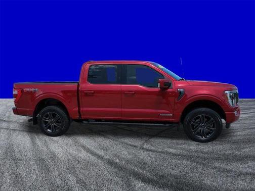 Red Metallic 2021 Ford F-150 Lariat