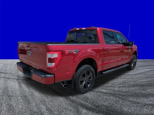Red Metallic 2021 Ford F-150 Lariat