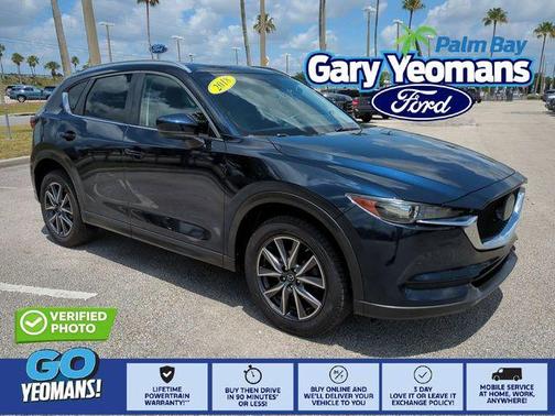 Deep Crystal Blue Mica 2018 Mazda CX-5 Touring