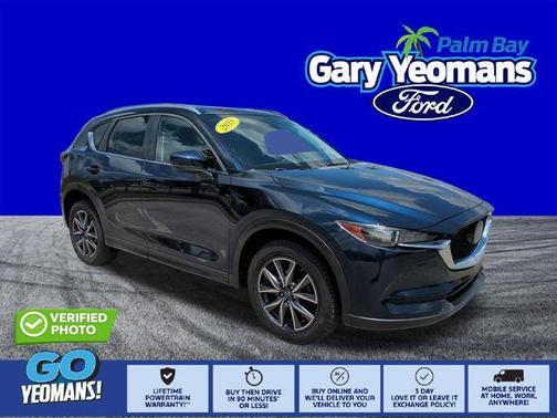 Deep Crystal Blue Mica 2018 Mazda CX-5 Touring