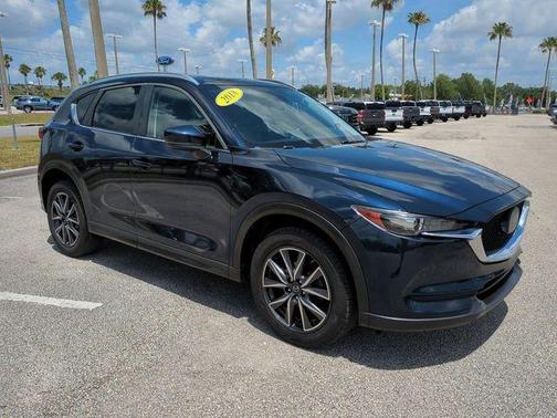 Deep Crystal Blue Mica 2018 Mazda CX-5 Touring