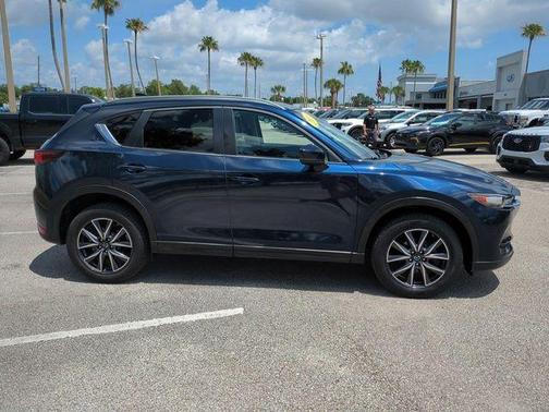 Deep Crystal Blue Mica 2018 Mazda CX-5 Touring