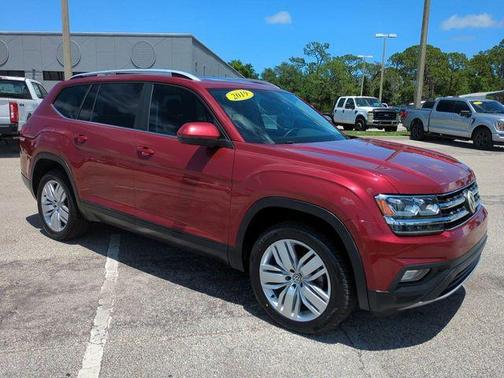 Fortana Red Metallic 2019 Volkswagen Atlas 3.6L SE w/Technology