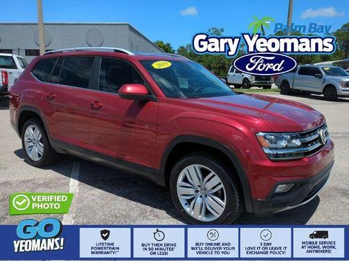 Fortana Red Metallic 2019 Volkswagen Atlas 3.6L SE w/Technology