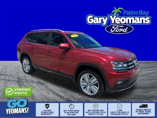Fortana Red Metallic 2019 Volkswagen Atlas 3.6L SE w/Technology