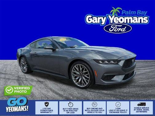 Carbonized Gray Metallic 2024 Ford Mustang EcoBoost Premium