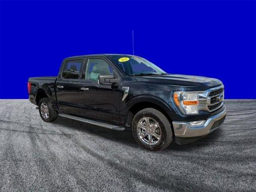 Antimatter Blue Metallic 2021 Ford F-150 XLT
