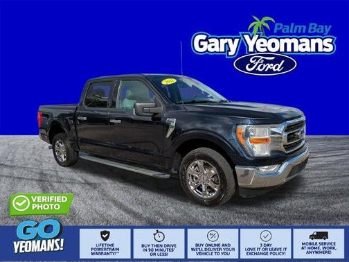 Antimatter Blue Metallic 2021 Ford F-150 XLT