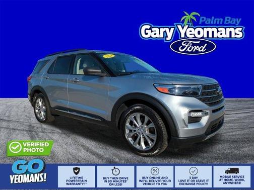 Iconic Silver Metallic 2021 Ford Explorer XLT