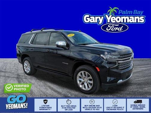 Midnight Blue Metallic 2021 Chevrolet Tahoe Premier