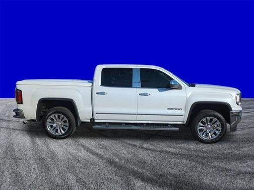 White Frost Tri-Coat 2018 GMC Sierra 1500 SLT