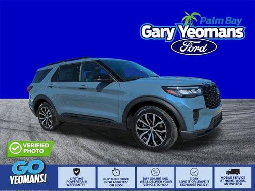 Vapor Blue Metallic 2026 Ford Explorer ST-Line