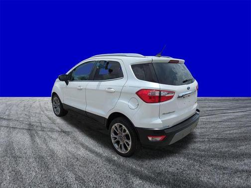 White Platinum Clearcoat Metallic 2019 Ford EcoSport Titanium