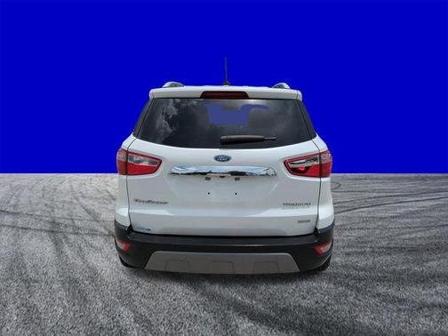 White Platinum Clearcoat Metallic 2019 Ford EcoSport Titanium