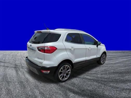 White Platinum Clearcoat Metallic 2019 Ford EcoSport Titanium