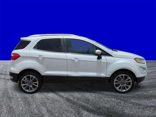 White Platinum Clearcoat Metallic 2019 Ford EcoSport Titanium
