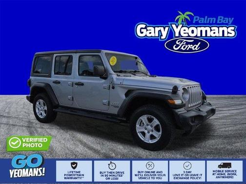 Billet Silver Metallic Clearcoat 2019 Jeep Wrangler Unlimited Sport