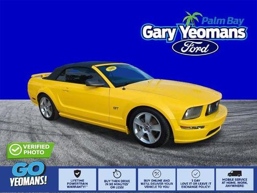Yellow 2006 Ford Mustang GT Premium