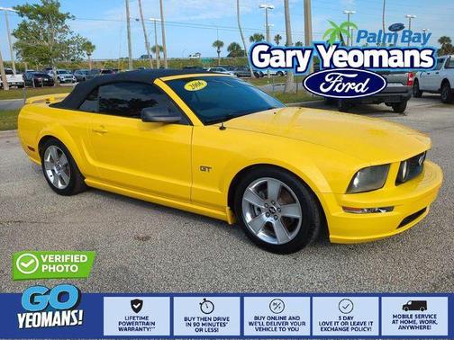 Yellow 2006 Ford Mustang