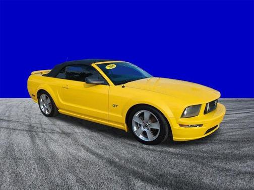 Yellow 2006 Ford Mustang GT Premium