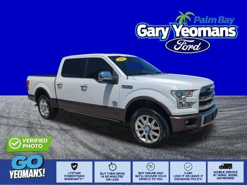 White Platinum Tri-Coat Metallic 2017 Ford F-150 King Ranch