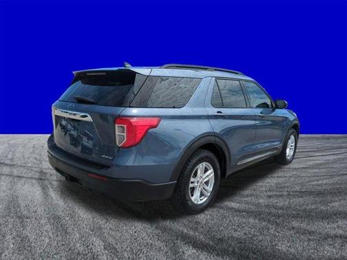 Infinite Blue Metallic Tinted Clearcoat 2021 Ford Explorer XLT