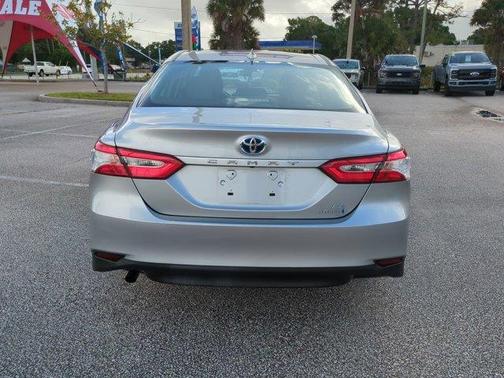 Silver 2020 Toyota Camry Hybrid LE