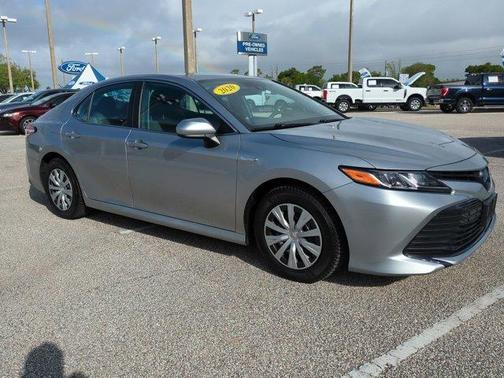 Silver 2020 Toyota Camry Hybrid LE