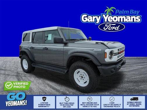 Carbonized Gray Metallic 2026 Ford Bronco Heritage Edition