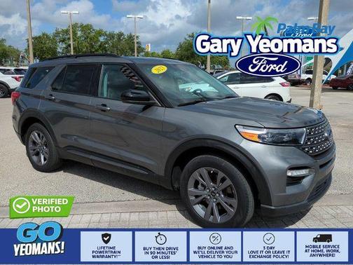 Carbonized Gray Metallic 2023 Ford Explorer XLT