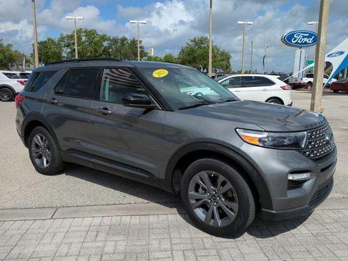 Carbonized Gray Metallic 2023 Ford Explorer XLT