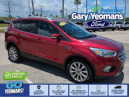 Ruby Red Metallic 2017 Ford Escape Titanium