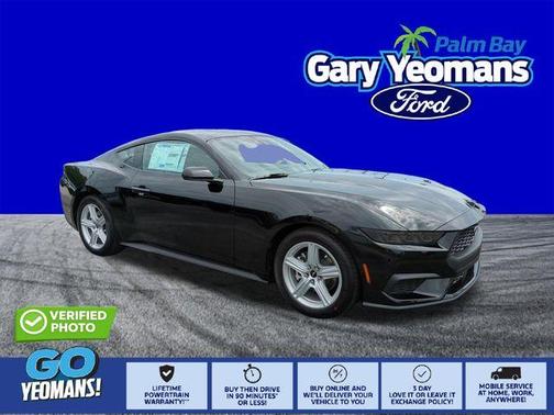 Shadow Black 2026 Ford Mustang EcoBoost