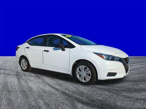 Cloud White 2021 Nissan Versa S