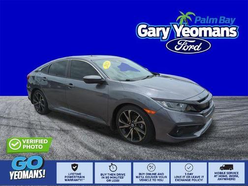 Modern Steel Metallic 2021 Honda Civic Sport