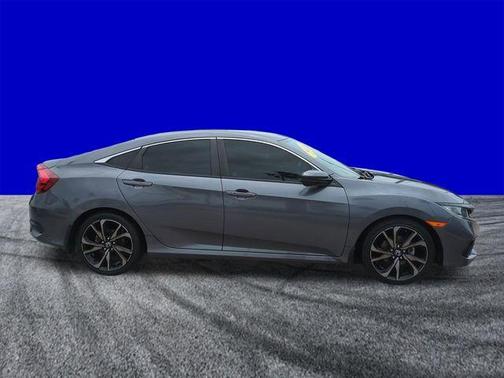 Modern Steel Metallic 2021 Honda Civic Sport