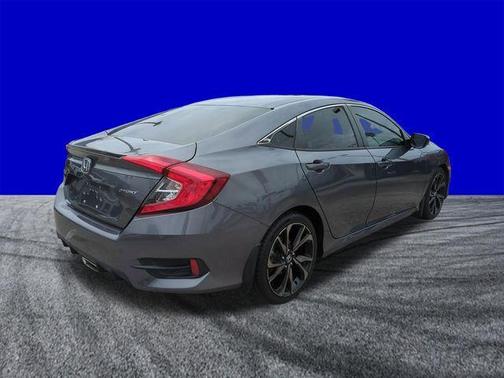 Modern Steel Metallic 2021 Honda Civic Sport