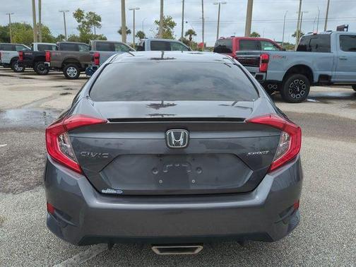 Modern Steel Metallic 2021 Honda Civic Sport